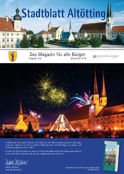 Titelbild Stadtblatt Altötting 12/2018