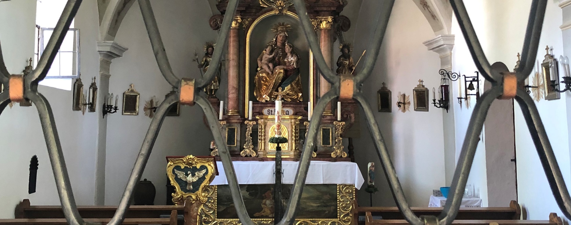 Altar in der Kapelle in Annabrunn