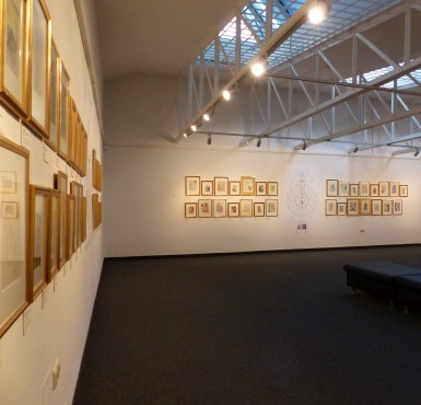 Verschiedene Bilder der Ausstellung Salvador Dali von 2015 in der Stadtgalerie Altötting.
