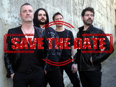 The Mode Machine, Depeche Mode, Abriss, Forum Altoetting, Bild Band Vier Männer in schwarzer Lederjacke vor einer Wand.