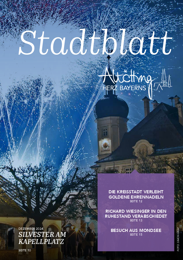 Stadt Altötting, Stadtblatt Dezember 2024, Ausgabe 323