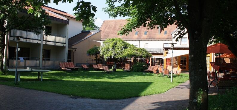 Hier sehen Sie den Garten im Caritashaus St. Elisabeth