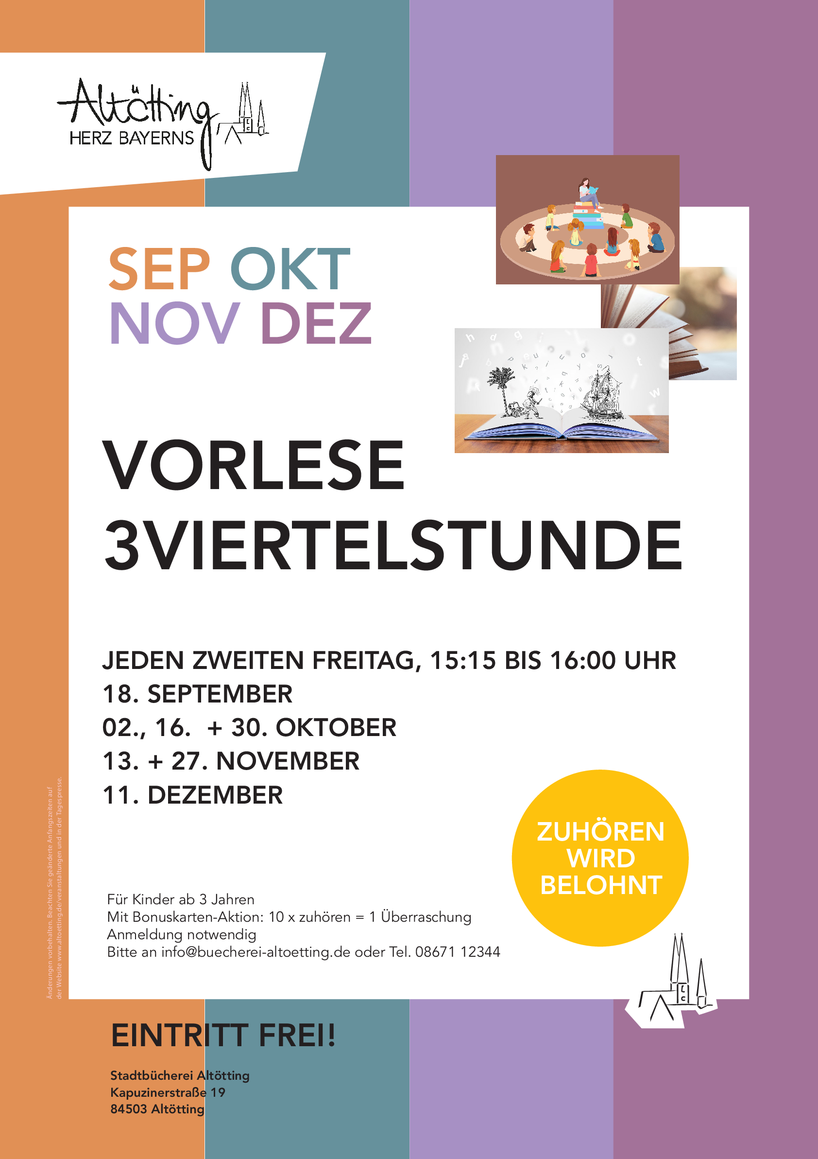 Termine Vorlese3viertelstunde Sept/Dez 2026