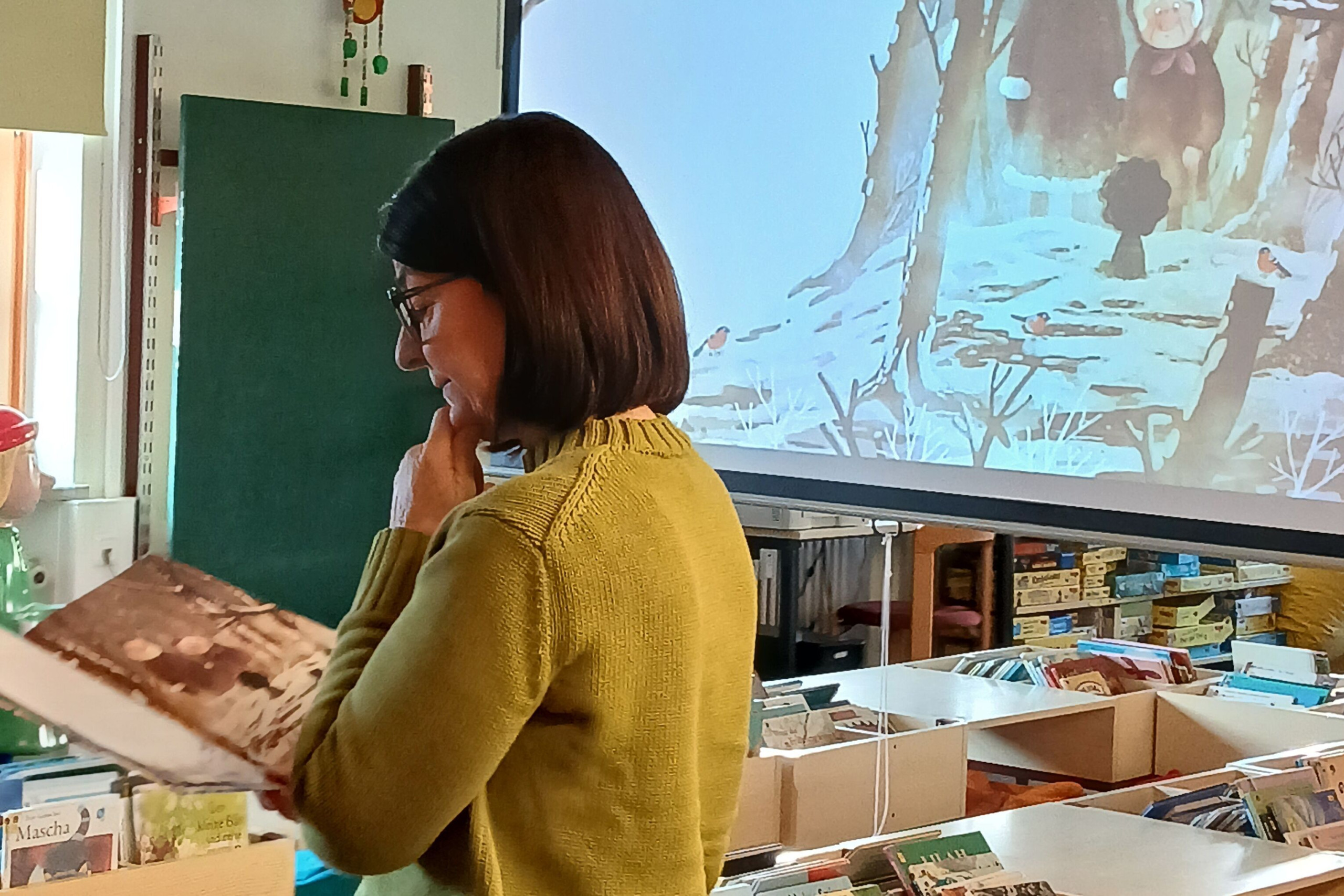 Vorlese3viertelstunde in der Stadtbücherei Foto: Stadtbücherei