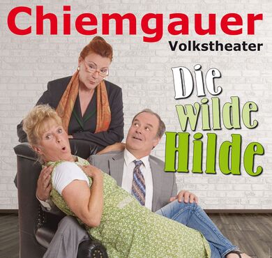 Das Ensemble des Chiemgauer Volkstheaters für das Stück 'Die wilde Hilde'...