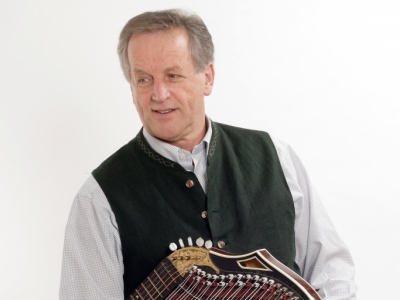 Hans Berger mit Zither