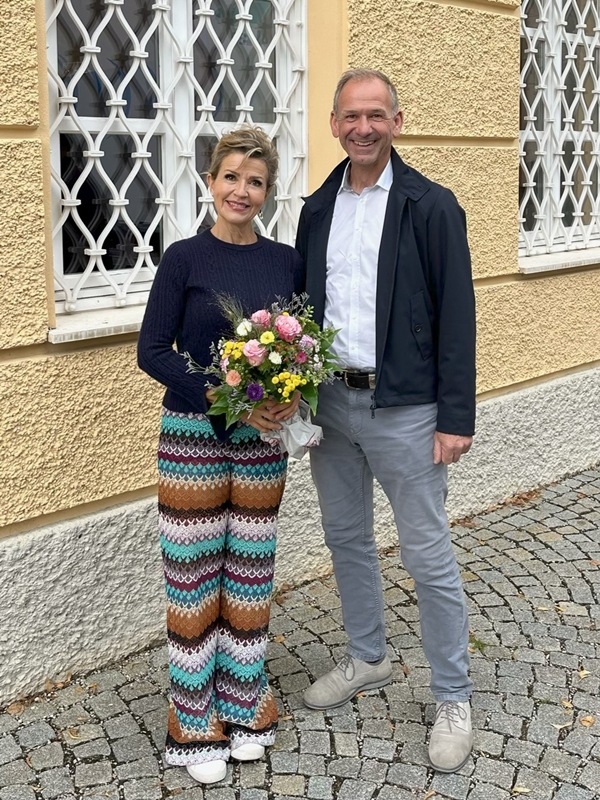 Stadt Altötting, Begrüßung Anne-Sophie Mutter, Raiffeisen-Kultursommer 2025, Foto: ccm-international.de