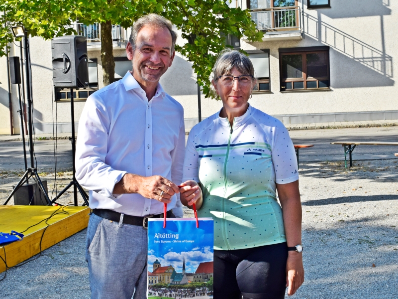 Stadt Altötting, Die Spitzenreiterin aus dem Rathaus, STADTRADELN 2022