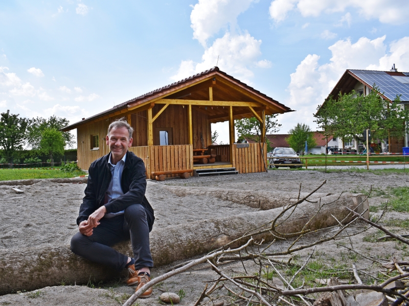 Stadt Altötting, Integrativer Naturkindergarten Osterwies, Erster Bürgermeister Stephan Antwerpen