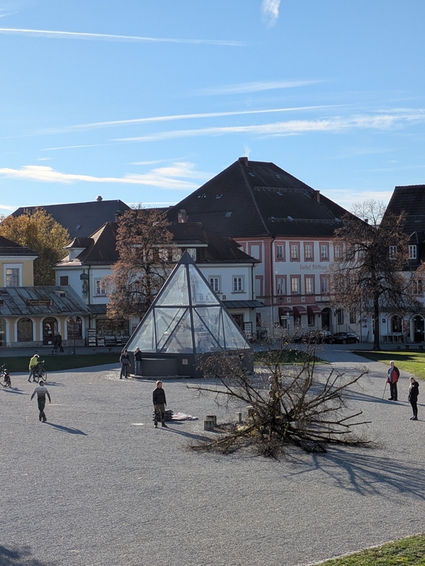 Stadt Altötting, Fällung der Kapellplatzlinde, 2025, Foto: Stadt Altötting