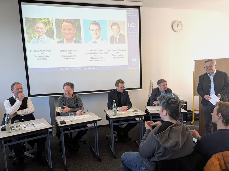 Stadt Altötting, Podiumsdiskussion Fos/Bos Altötting, Foto: Weichselbraun