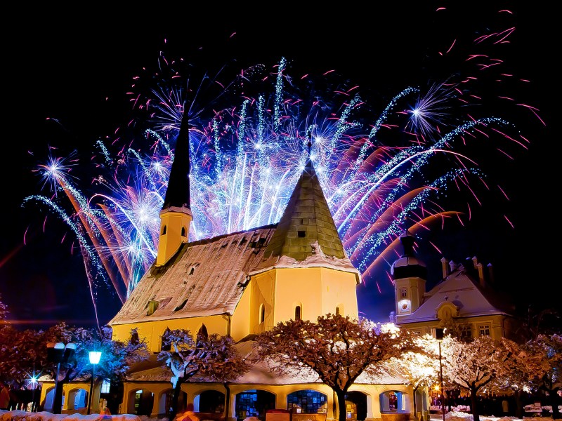 Stadt Altötting, Silvester, Foto Simon Graf