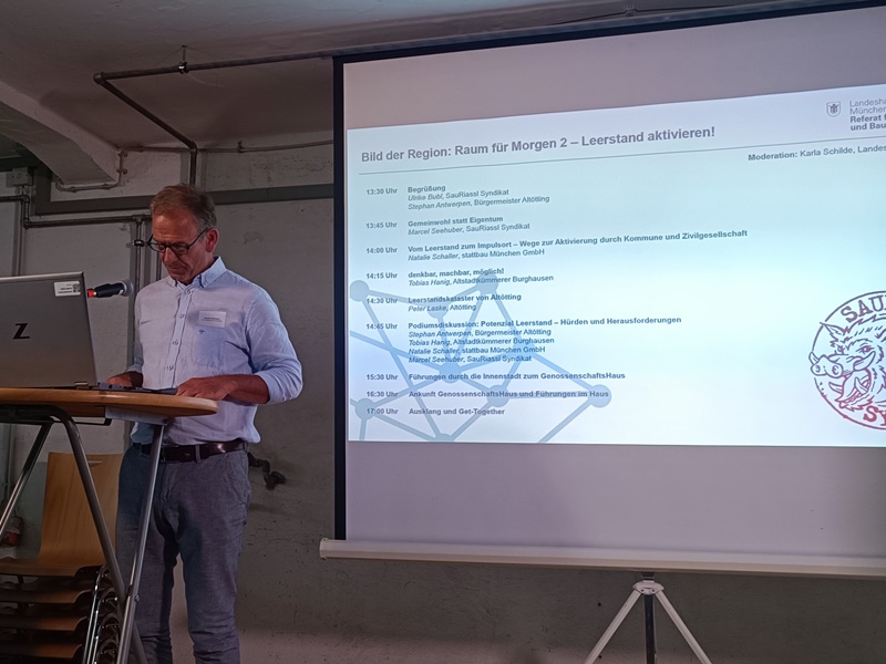 Stadt Altötting, Veranstaltung Leerstand aktivieren, 2025, Foto: Stadt Altötting