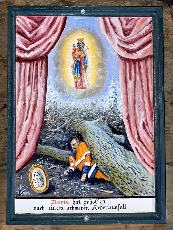Stadt Altötting, Votivtafel für Marc Lindner