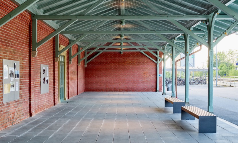 Hier sehen Sie den Bahnhof Altötting.