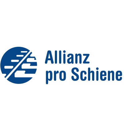 Hier sehen Sie das Logo der Allianz pro Schiene.