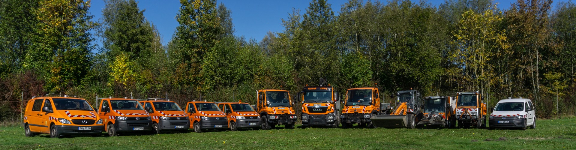 Die Fahrzeuge des Bauhof Altötting.