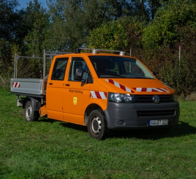 VW Kombi, Baujahr 2012, des Bauhofs Altötting.