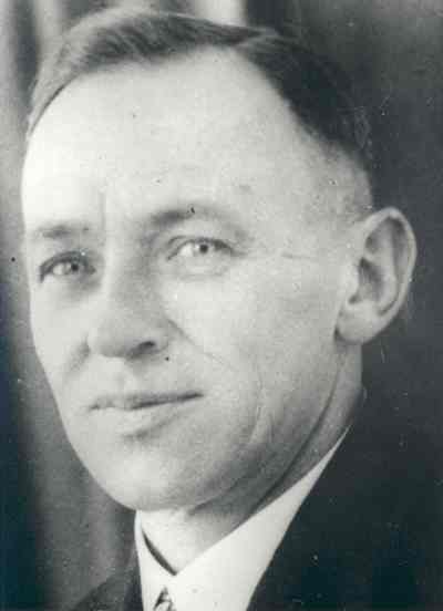 Portrait von Josef Bruckmayer, ein Opfer der Bürgermorde von Altötting am 26. April 1945