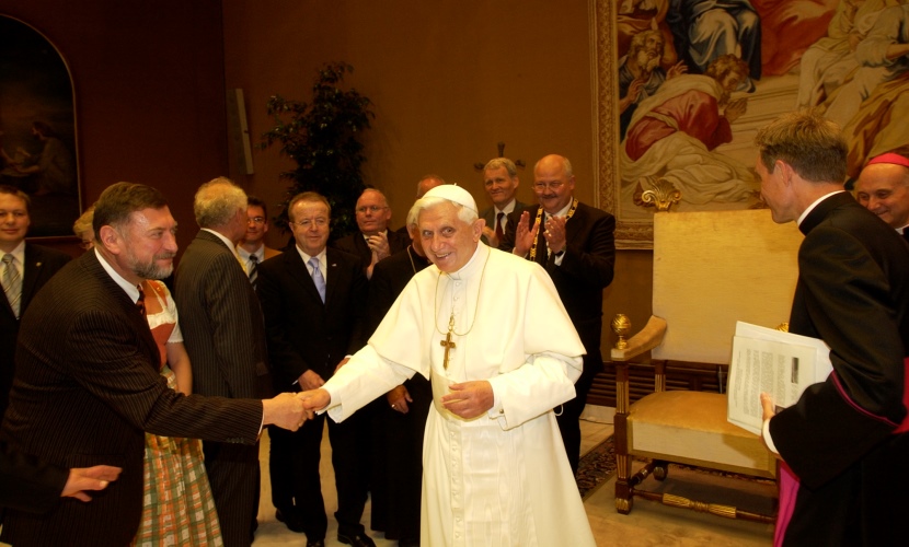 Verleihung der Ehrenbüergerwürde an Papst Benedikt XVI.-Foto-Georg-Willmerdinger