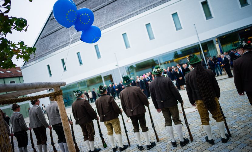 Schützen beim Ehrensalut