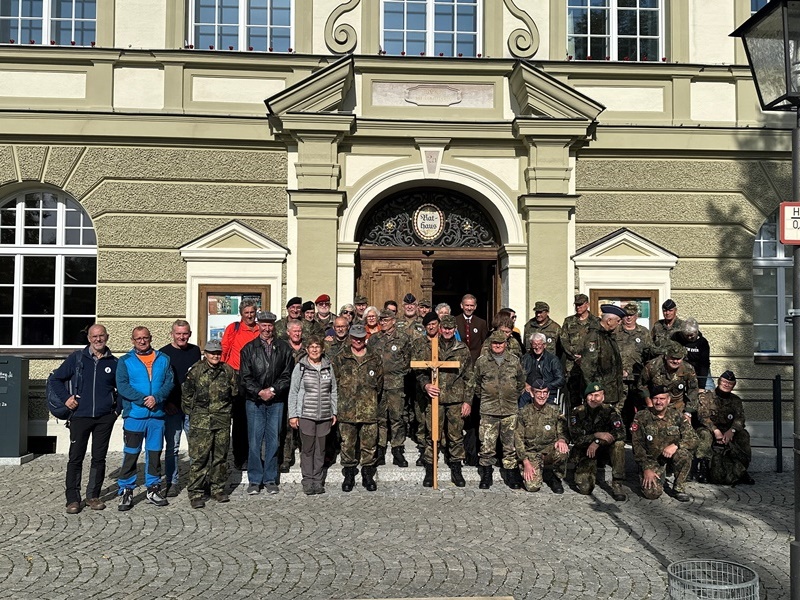 Stadt Altötting, 25. Wallfahrt der Rottler Reservisten, Oktober 2024, Foto: Stadt Altötting
