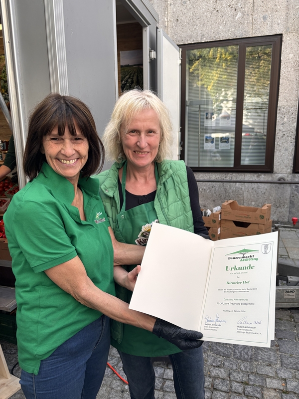 Stadt Altötting, 30-jähriges Jubiläum Bauernmarkt, Oktober 2026, Kiermeier Hof, Foto: Stadt Altötting