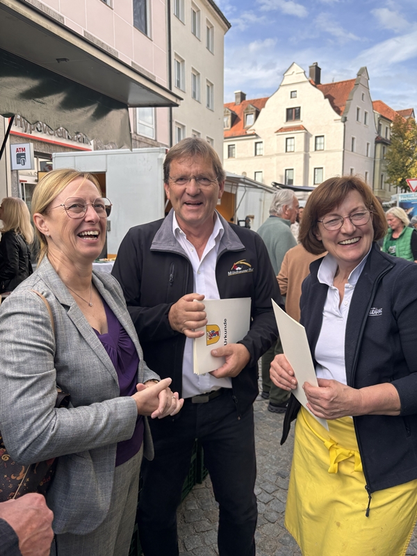 Stadt Altötting, 30-jähriges Jubiläum Bauernmarkt, Oktober 2026, Familie Staudhammer, Foto: Stadt Altötting