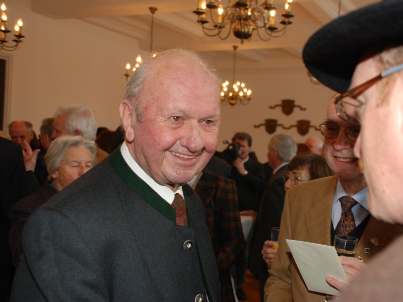 Hier sehen Sie Altbürgermeister Richard Antwerpen.