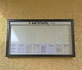 Stadt Altötting, Neue Amtstafel, Frontansicht Stadt Altötting, Neue Amtstafel, Frontansicht