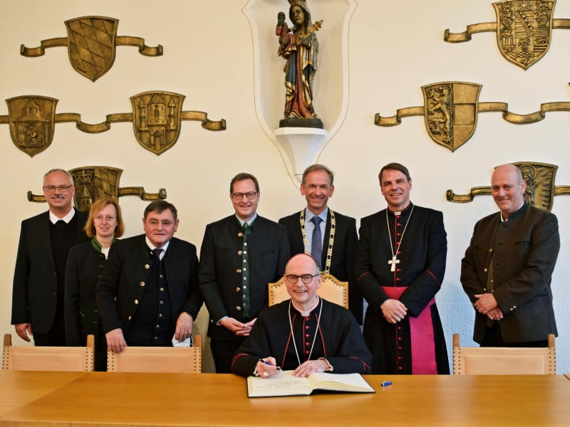 Stadt Altötting, Empfang für Bischof Dr. Franz Jung