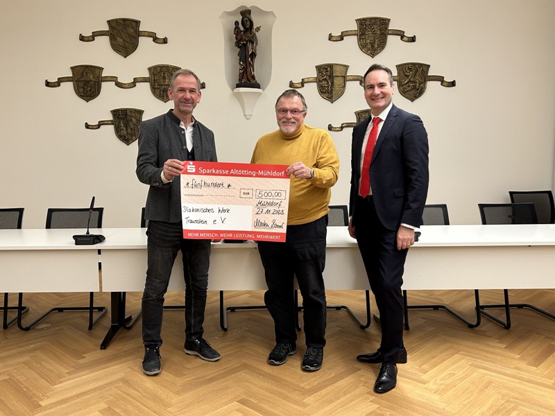 Stadt Altötting, Spendenübergabe Bürgerstiftung, 2023