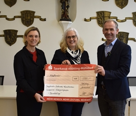 Stadt Altötting, Spendenübergabe Bürgerstiftung 2025, Franziskushaus, Foto: Stadt Altötting