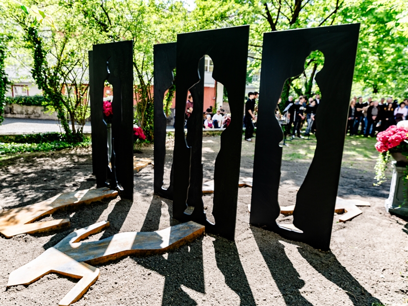 Stadt Altötting, Einweihung Erinnerungsskulptur 28. April, 2025, Foto: Fonse Demmelhube