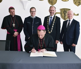 Stadt Altötting, Empfang Erzbischof Herwig Gössl, 2026, Foto: Stadt Altötting