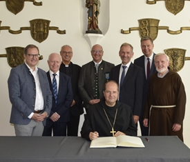 Stadt Altötting, Empfang Abtprimas Jeremias Schröder, 2025, Foto: Stadt Altötting