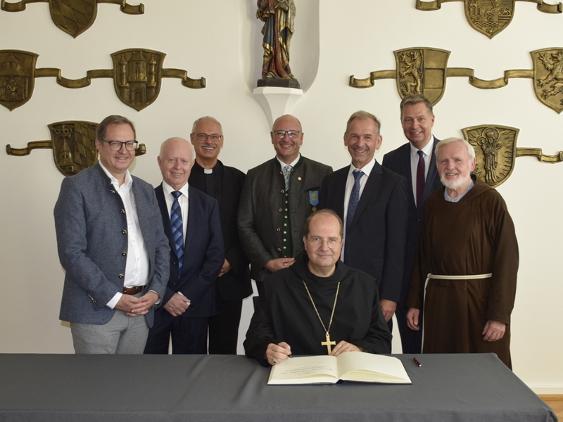Stadt Altötting, Empfang Abtprimas Jeremias Schröder, 2025, Foto: Stadt Altötting