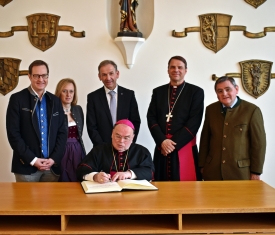 Stadt Altötting, Empfang für Dr. Bertram Meier Bischof von Augsburg, Foto Stadt Altötting