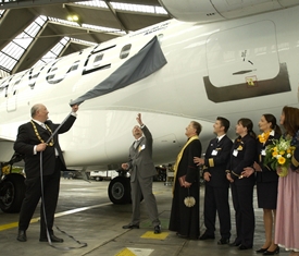 Stadt Altötting, Flugzeugpatenschaft Lufthansa, Mai 2006, Foto: Willmerdinger