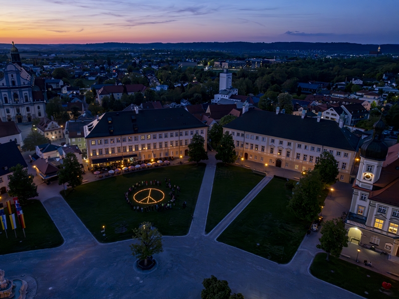 Stadt Altötting, Friedenslichtaktion, 28. April 2025, Foto: Klaus Vierlinger