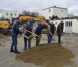 Stadt Altötting, Spatenstich Haus der Vereine, 2026, Foto: Stadt Altötting