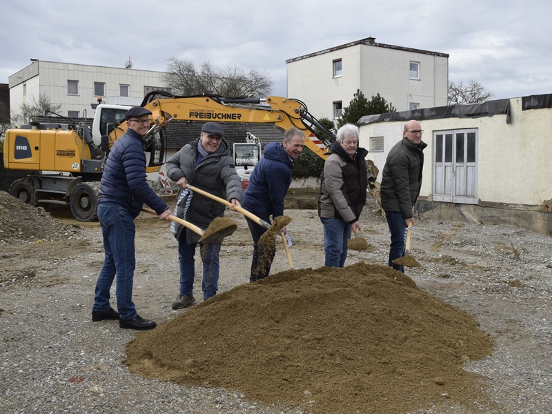 Stadt Altötting, Spatenstich Haus der Vereine, 2026, Foto: Stadt Altötting