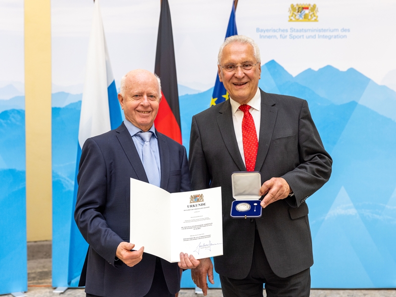 Stadt Altötting, Verleihung Kommunale Verdienstmedaille in Silber an Konrad Heuwieser, 2026, Foto: Bayerisches Innenministerium - Alexandra Beier