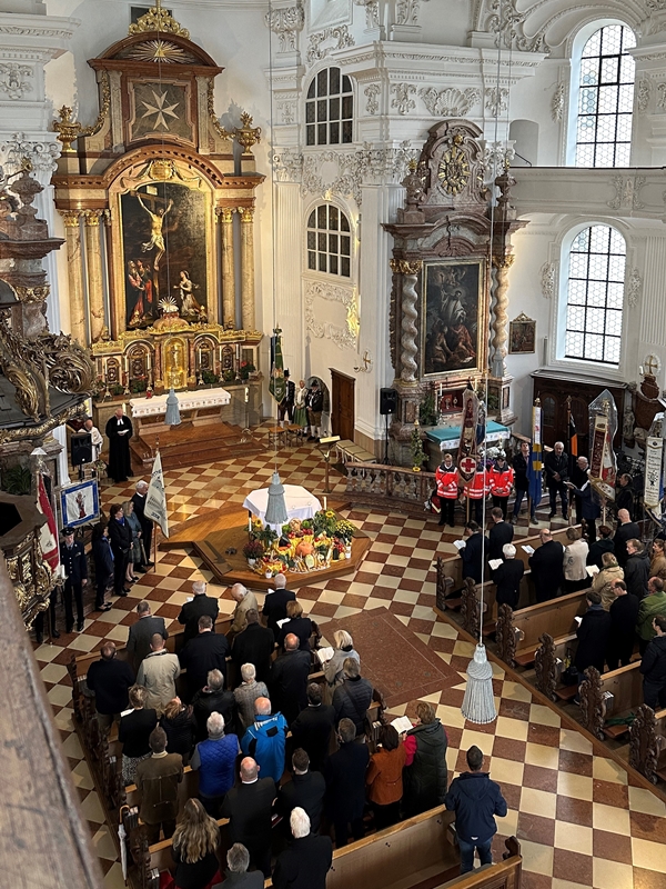 Stadt Altötting, Städtepartnerschaftsfeier Mondsee in Altötting, Oktober 2024, Andacht, Foto: Stadt Altötting