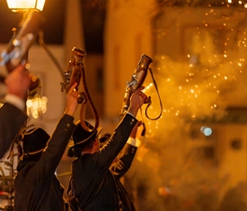 Stadt Altötting, Neujahrsanschießen, Foto: Dirschl 