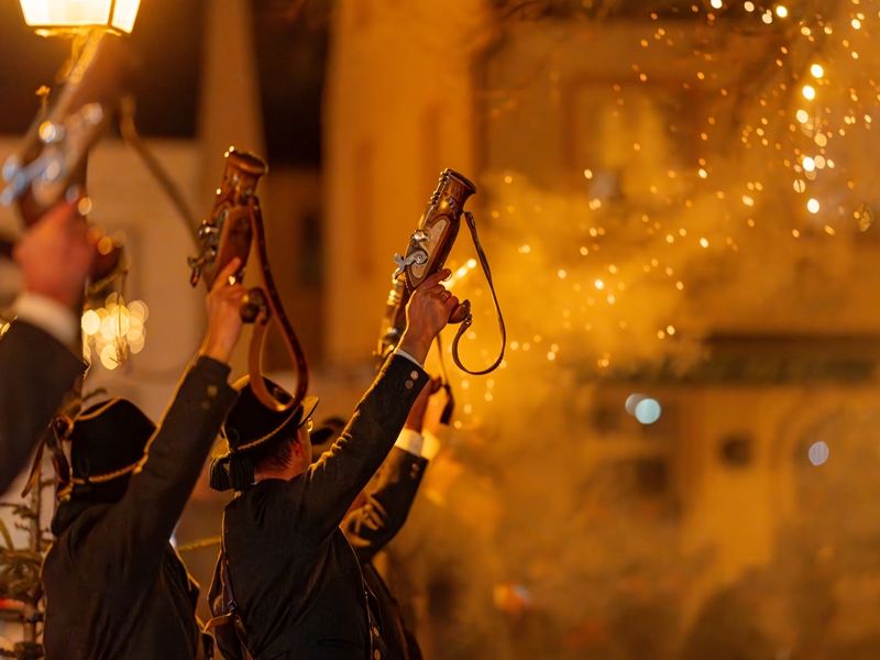 Stadt Altötting, Neujahrsanschießen, Foto: Dirschl 