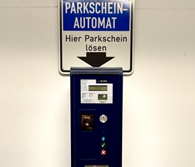 Stadt Altötting, Parkscheinautomat, städtische Tiefgaragen, Foto: Stadt Altötting