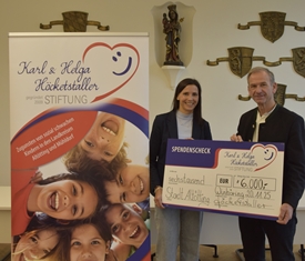 Stadt Altötting, Spendenübergabe Höcketstaller-Stiftung 2025, Foto: Stadt Altötting
