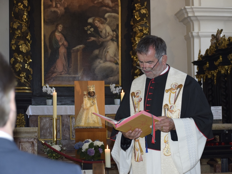 Stadt Altötting, Stadtratsinformationsfahrt nach Mondsee 2024, Andacht, Foto: Stadt Altötting