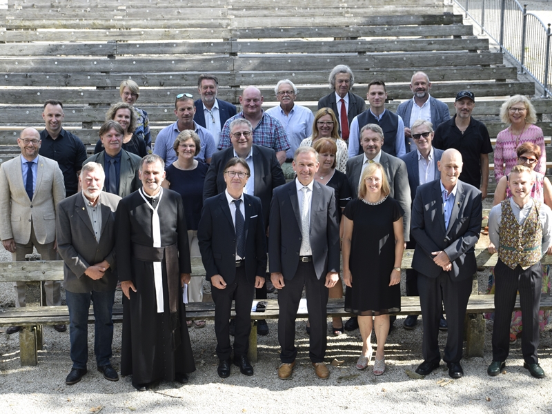 Stadt Altötting, Stadtratsinformationsfahrt nach Mondsee 2024, Gruppenbild, Foto: Stadt Altötting